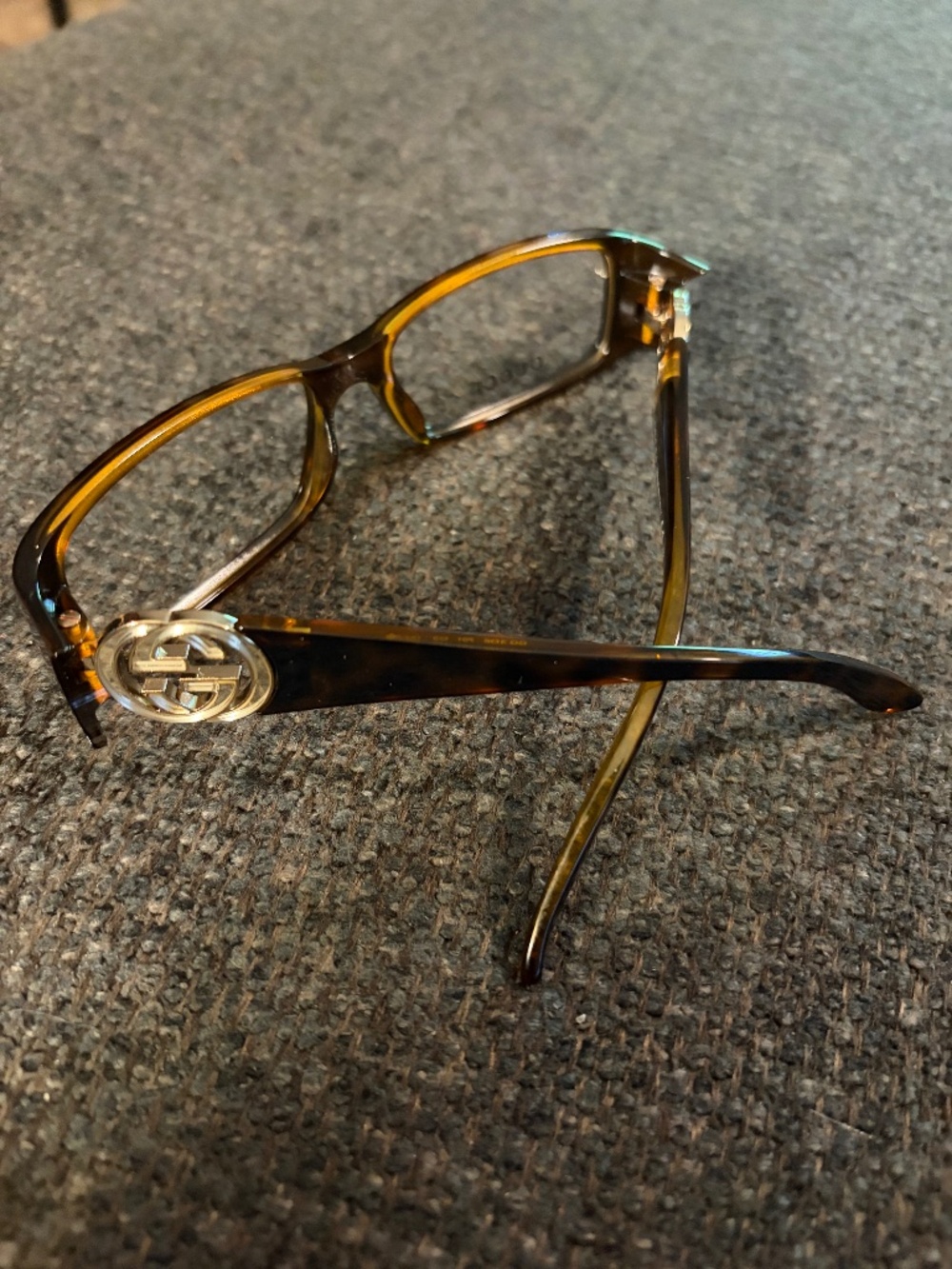 NEW Gucci Havana 3136 Tortoise Shell Glasses with Certificate of Authenticity